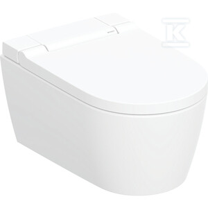 Urządzenie WC z funkcją higieny intymnej Geberit AquaClean Sela, wisząca miska WC: Miska ustępowa: biały / KeraTect, Panel dekoracyjny: biały