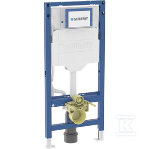 Stelaż podtynkowy Geberit Duofix do wiszących misek WC, 112 cm, ze spłuczką podtynkową Sigma 12 cm i Power & Connect Box