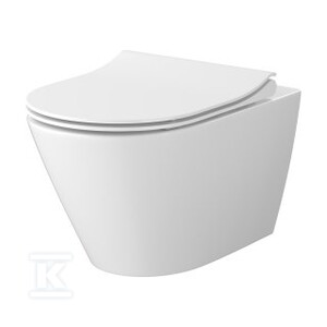 Zestaw C199 miska zawieszana CITY PRO OVAL VORTEX , deska City Oval slim duroplastowa wolnoopadająca z łatwym wypinaniem