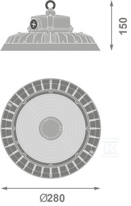 Oprawa HighBay E 200 W ML 840 60DEG IP65