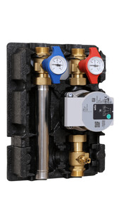 Kompaktowa grupa pompowa HK20-KH, bez mieszacza z pompą Wilo PARA SC 15/6, z dodatkowym zaworem kulowym