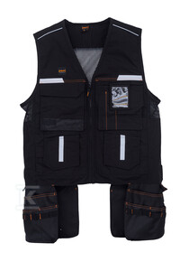 Kamizelka narzędziowa CZARNA XL