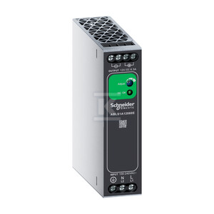 Schneider Electric Zasilacz jednofazowy 100…240 V AC, wyjście 12 V DC, 75 W, Din-rail, IP20