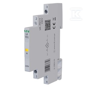 Lampka kontrolna zasilania LK-701Y 1/3S 230V 1xLED żółta