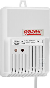 Czujnik gazu, domowy detektor gazów DK-24 P/E CO+metan, alarm 50 ppm+15 %DGW, wyj do syreny zewn + wyj stykowe, sensory ek-ch i p-p, zasilanie 230V