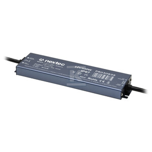 Nextec Zasilacz wodoodporny SUPER SLIM 12V, IP67, 25A, 300W