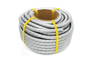 Wąż stalowy ocynkowany (PESZEL) WSO DN32 (28,1mm/32mm), krążek 50mb