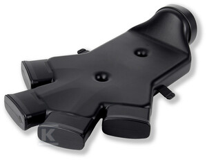 Rozdzielacz KERMI EasyFlow - D150, 2 szt. prosty, 4 podłączenia, 126x60mm, 690x490mm