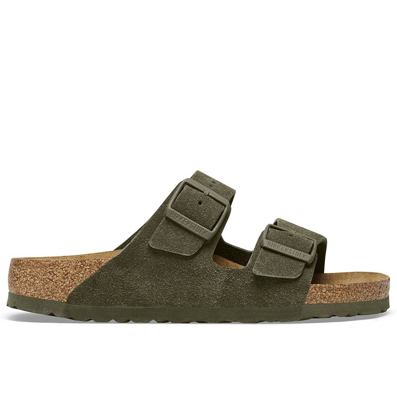 Klapki męskie Birkenstock Arizona 1025657 - zielone