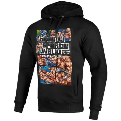 Bluza Octagon Trenuj Sporty Walki z kapturem