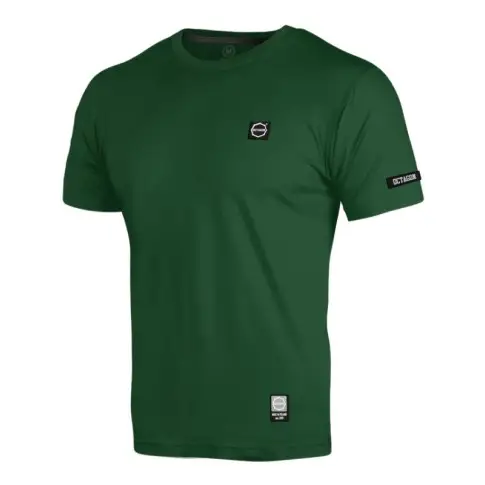 T-shirt Octagon Small Logo bottle green