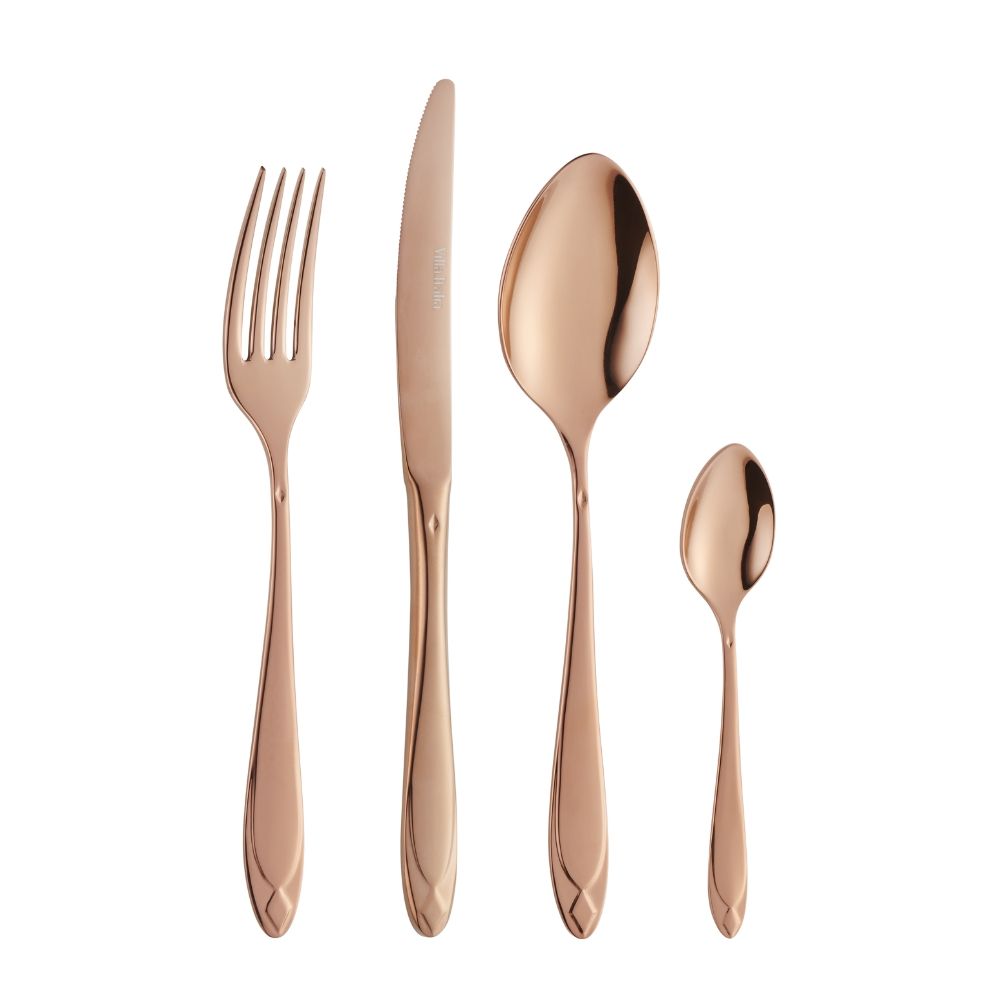 Zestaw sztućców na 6 osób 24 elementy IMPERIAL COPPER