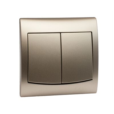 Łącznik podwójny ŁP-2V satyna vega