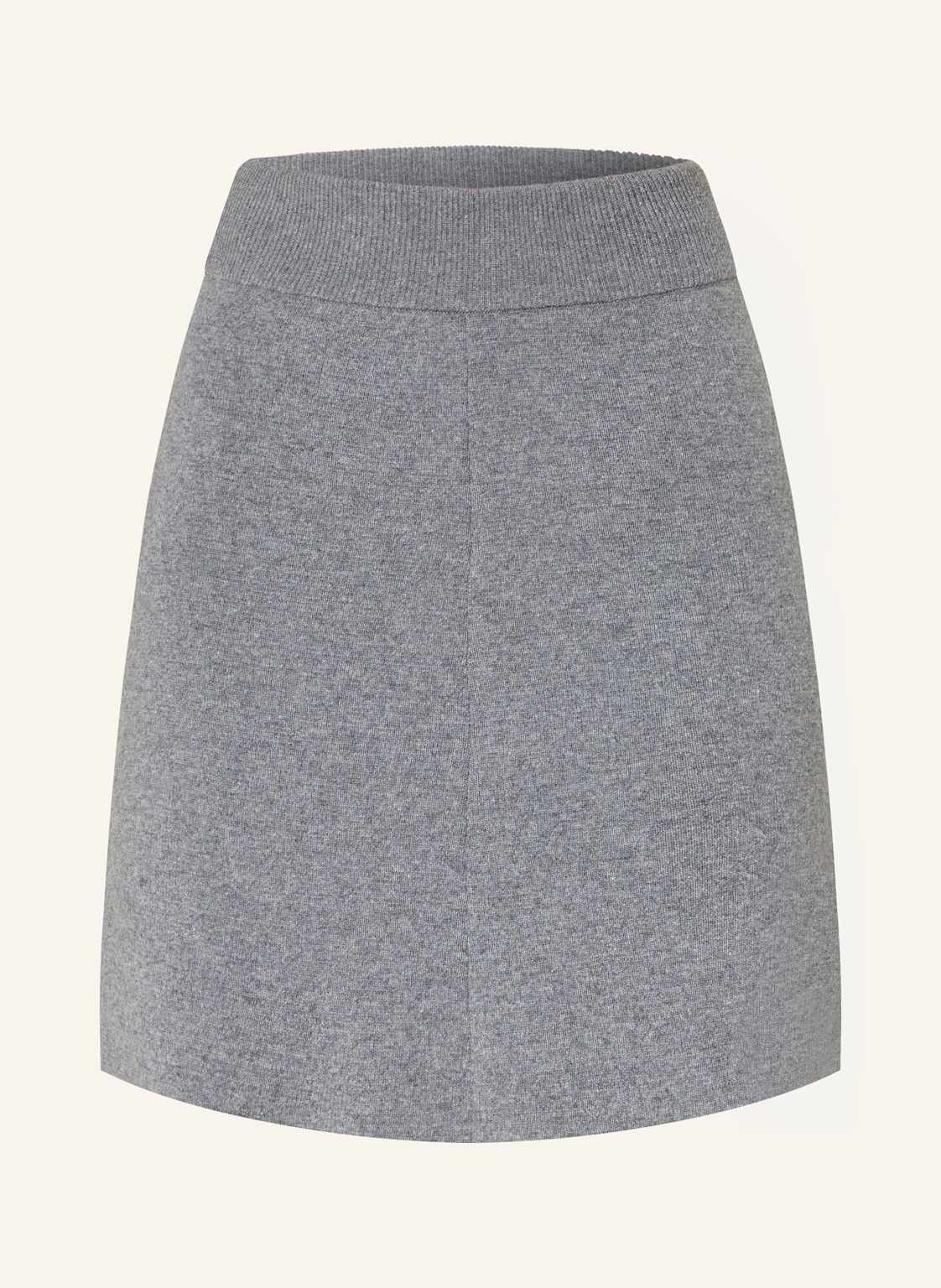 Sosue Spódnica Z Dzianiny Z Wełny Merino grau