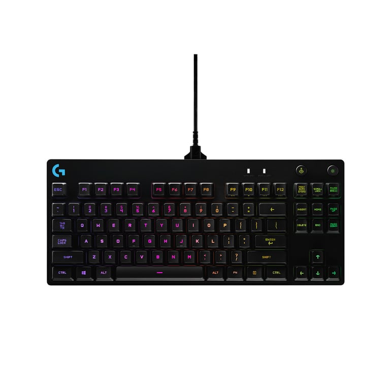 Logitech G 920-009390 klawiatura Gaming USB AZERTY Francuski Czarny