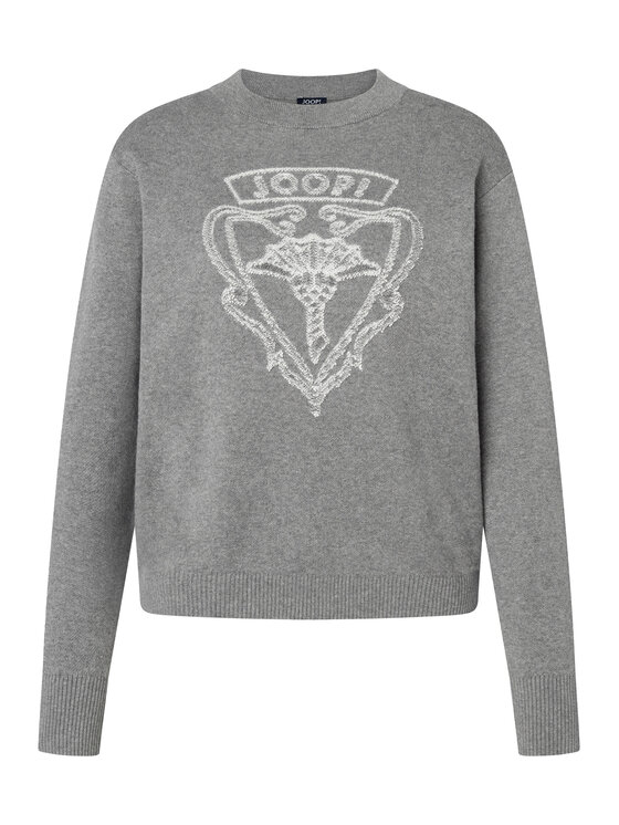 JOOP! Sweter 58 254KN58Karol 30048477 Szary Regular Fit