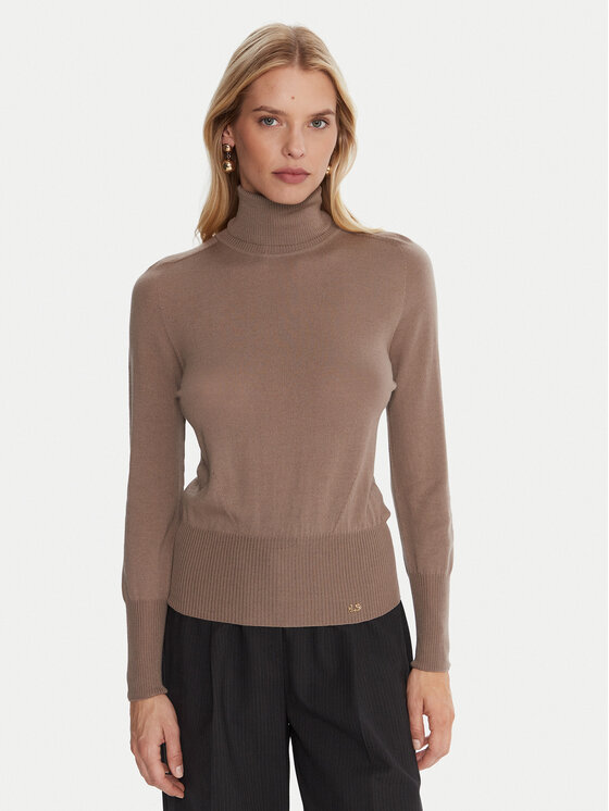 Luisa Spagnoli Golf Manos 100106 Czarny Slim Fit