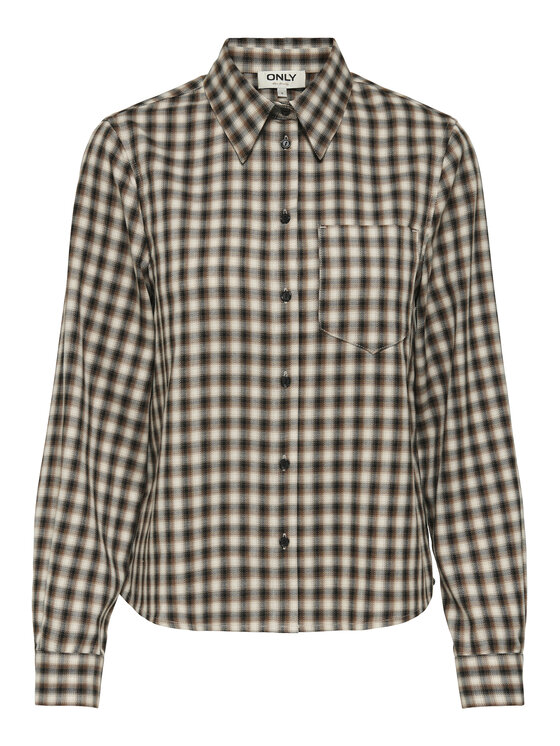 ONLY Koszula Liva 15355446 Beżowy Regular Fit