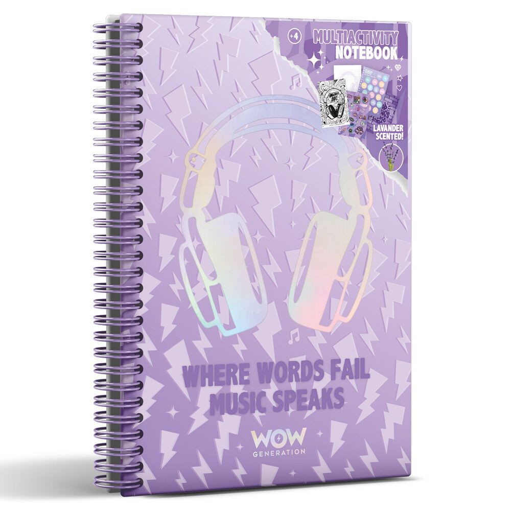 Kids Licensing Notatnik A5 Dj Alana zapachowy z naklejkami Wow00144 - artykuł papierniczy