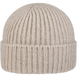 Czapka z Mankietem Sylva Alpaka by Lierys, beżowy, One Size