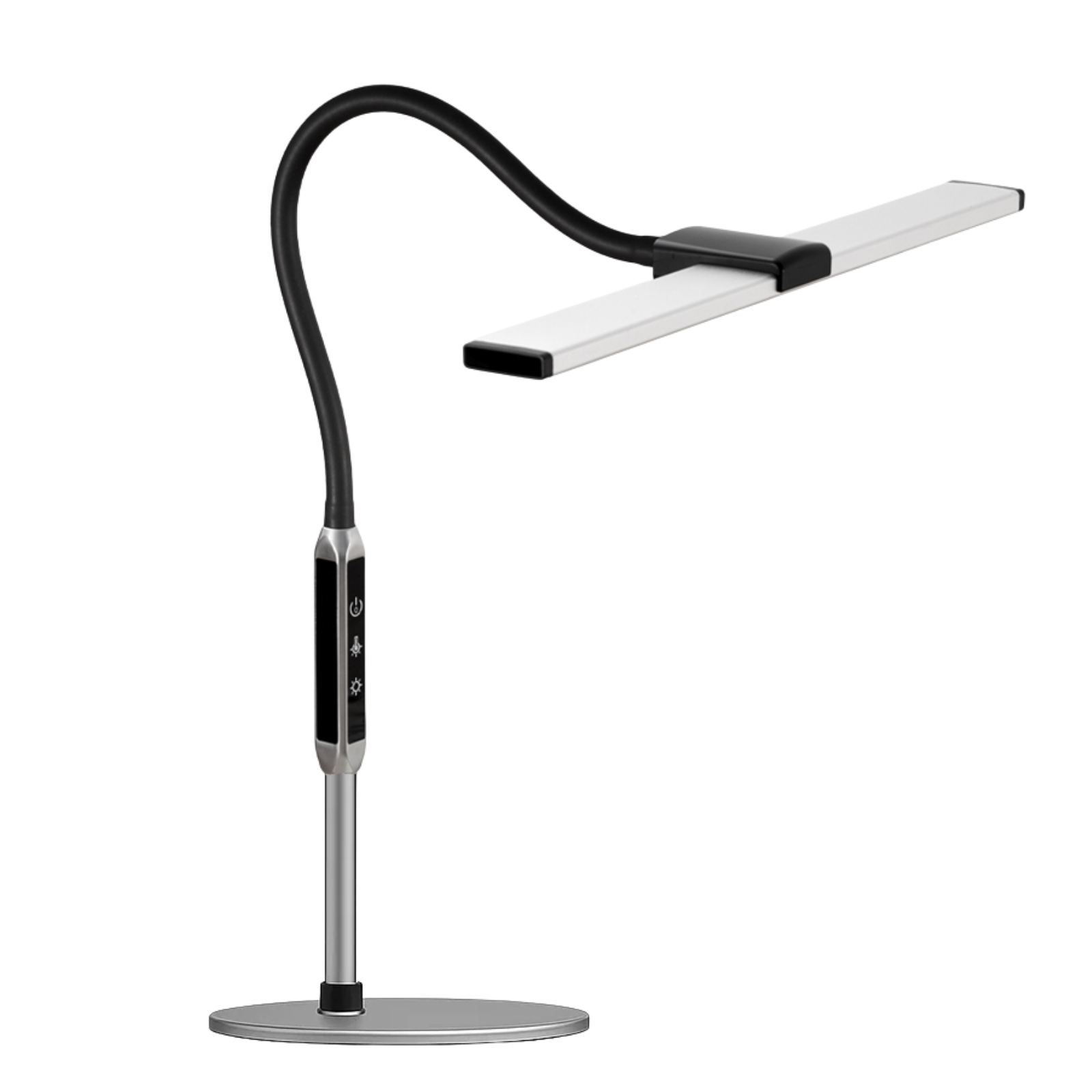 Lampa LED na biurko LUCIO, podstawa, pilot zdalnego sterowania