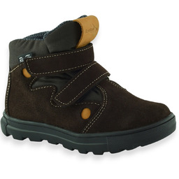 Skórzane modne buty chłopięce RenBut Ren Tex 23-3346-1506 Brąz