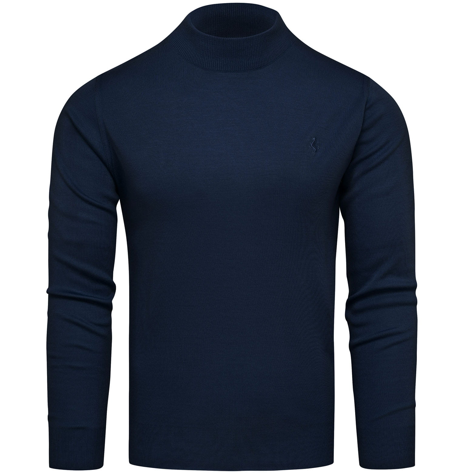Sweter męski półgolf granatowy Recea