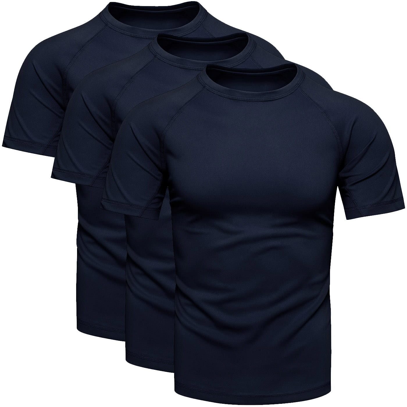 3-pak męski t-shirt granatowy Recea