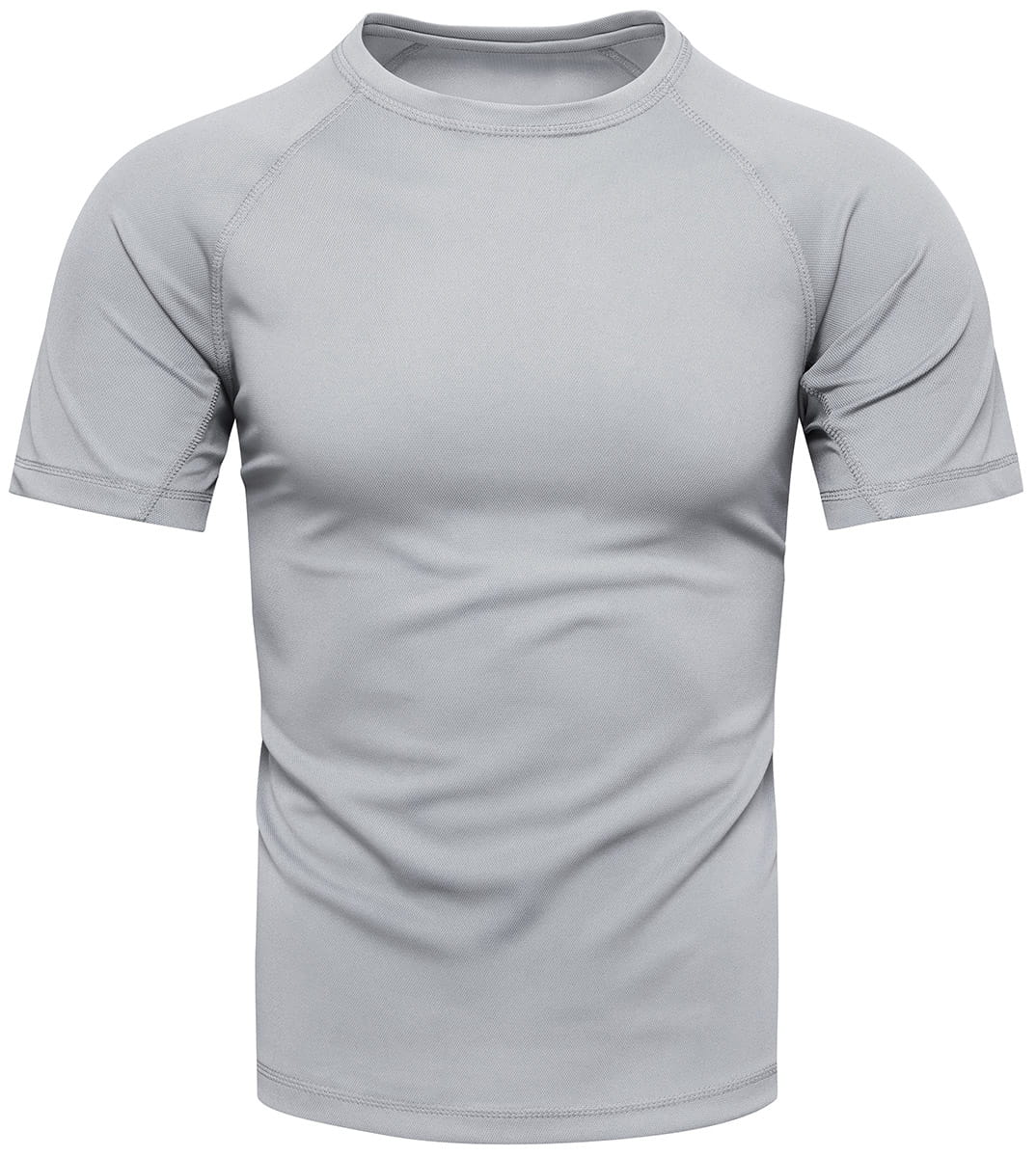 Koszulka sportowa termoaktywna szara Recea