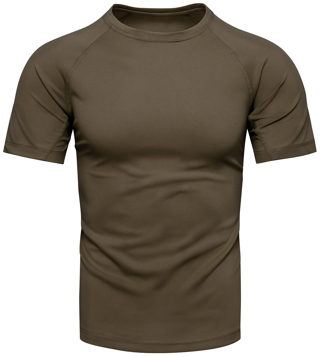 Koszulka sportowa męska t-shirt khaki termoaktywny Recea