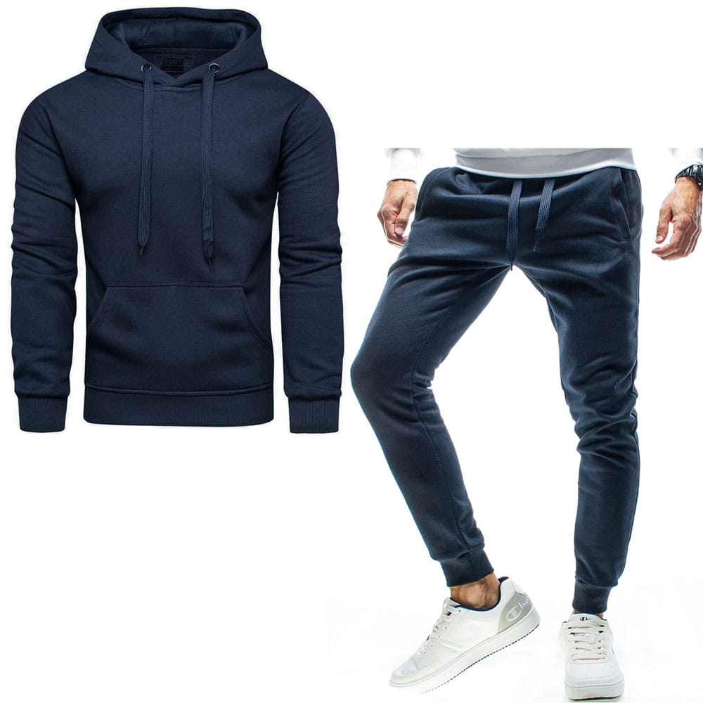 Zestaw dresowy męski granatowy Recea