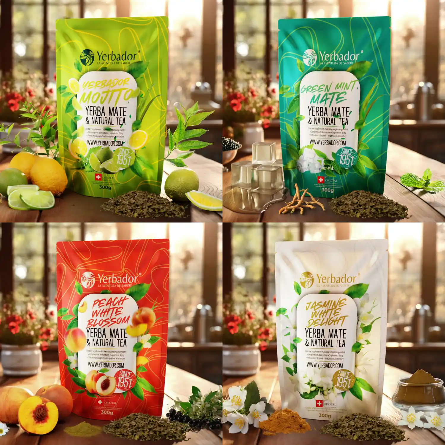 YERBA MATE - YERBA Z HERBATĄ 3 + 1