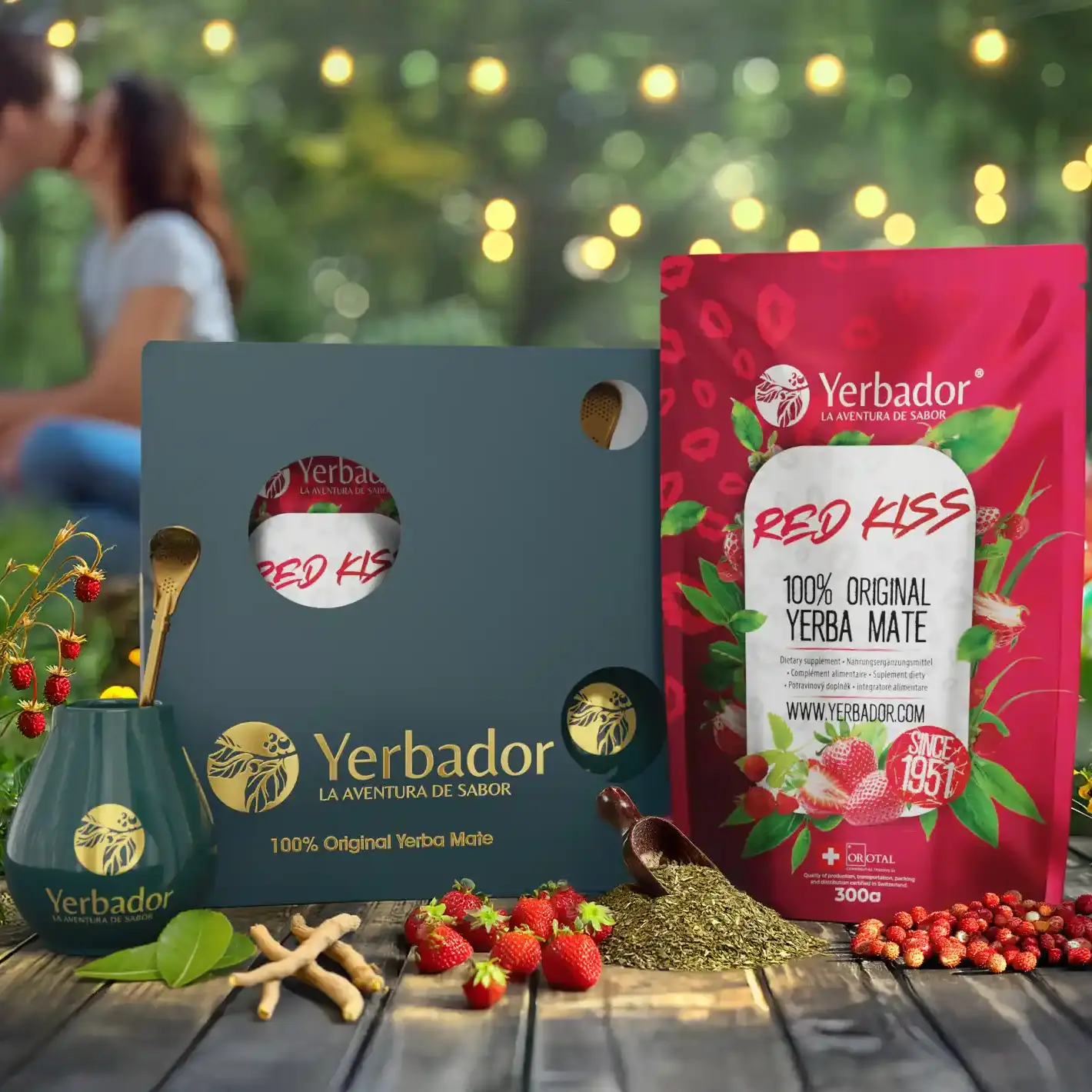 ZESTAW PREZENTOWY YERBA MATE - RED KISS