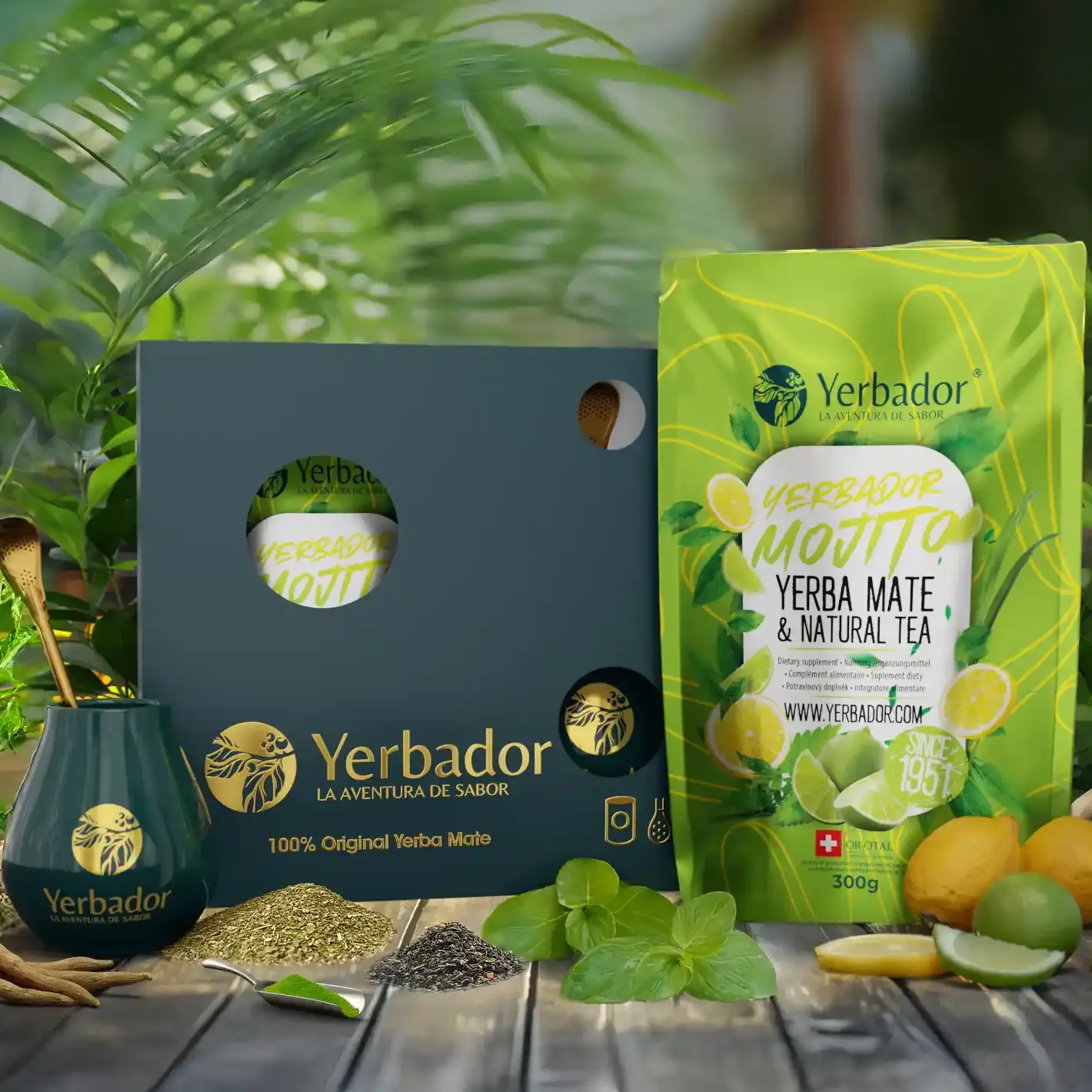 ZESTAW PREZENTOWY YERBA MATE - LIMONKA MOJITO