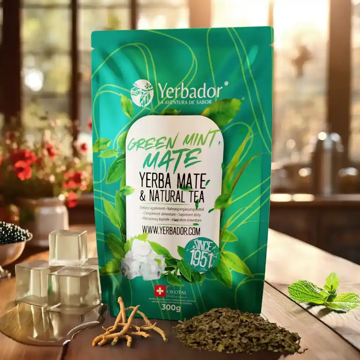 ZIELONA MIĘTA - YERBA MATE + ZIELONA HERBATA