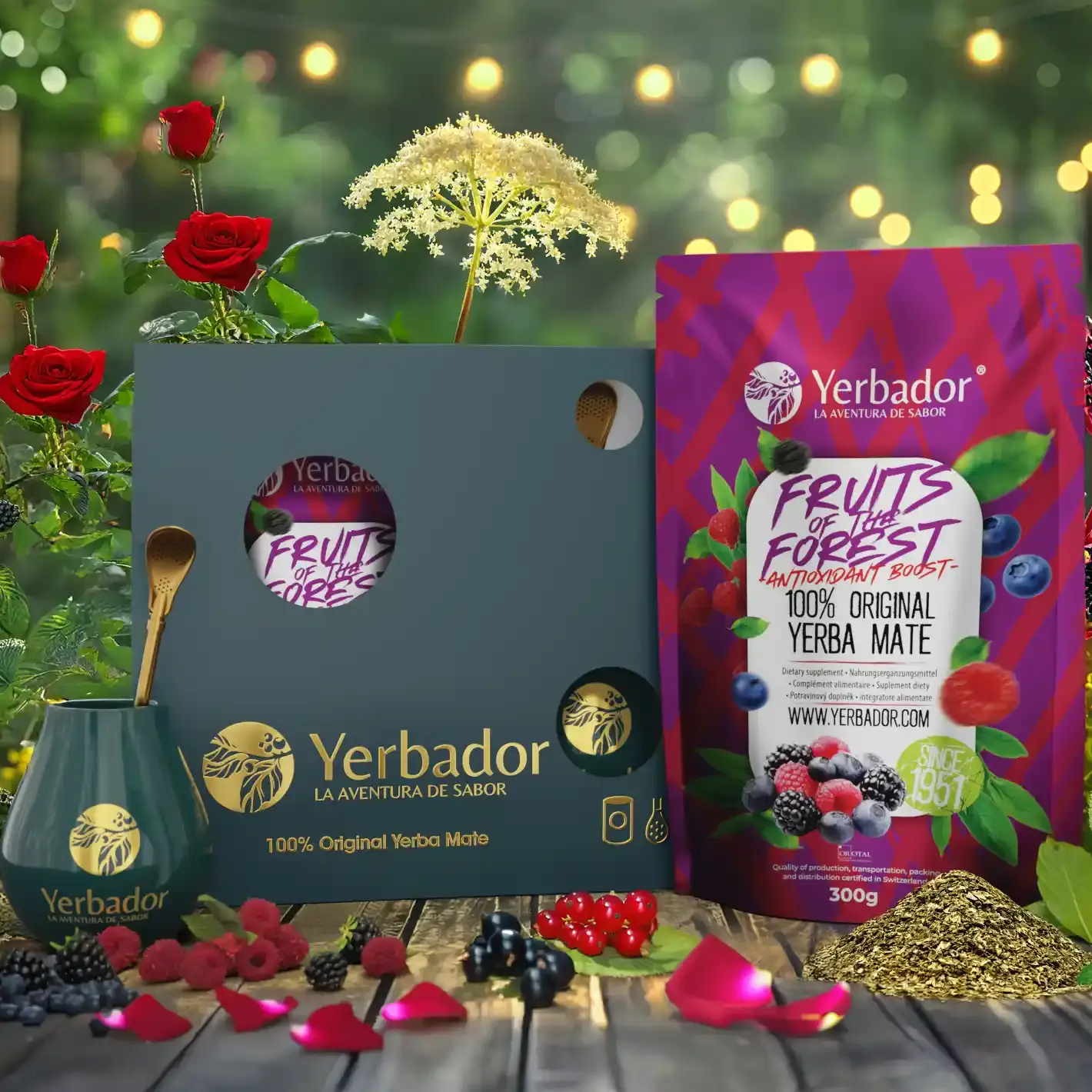 ZESTAW PREZENTOWY YERBA MATE - OWOCE LASU