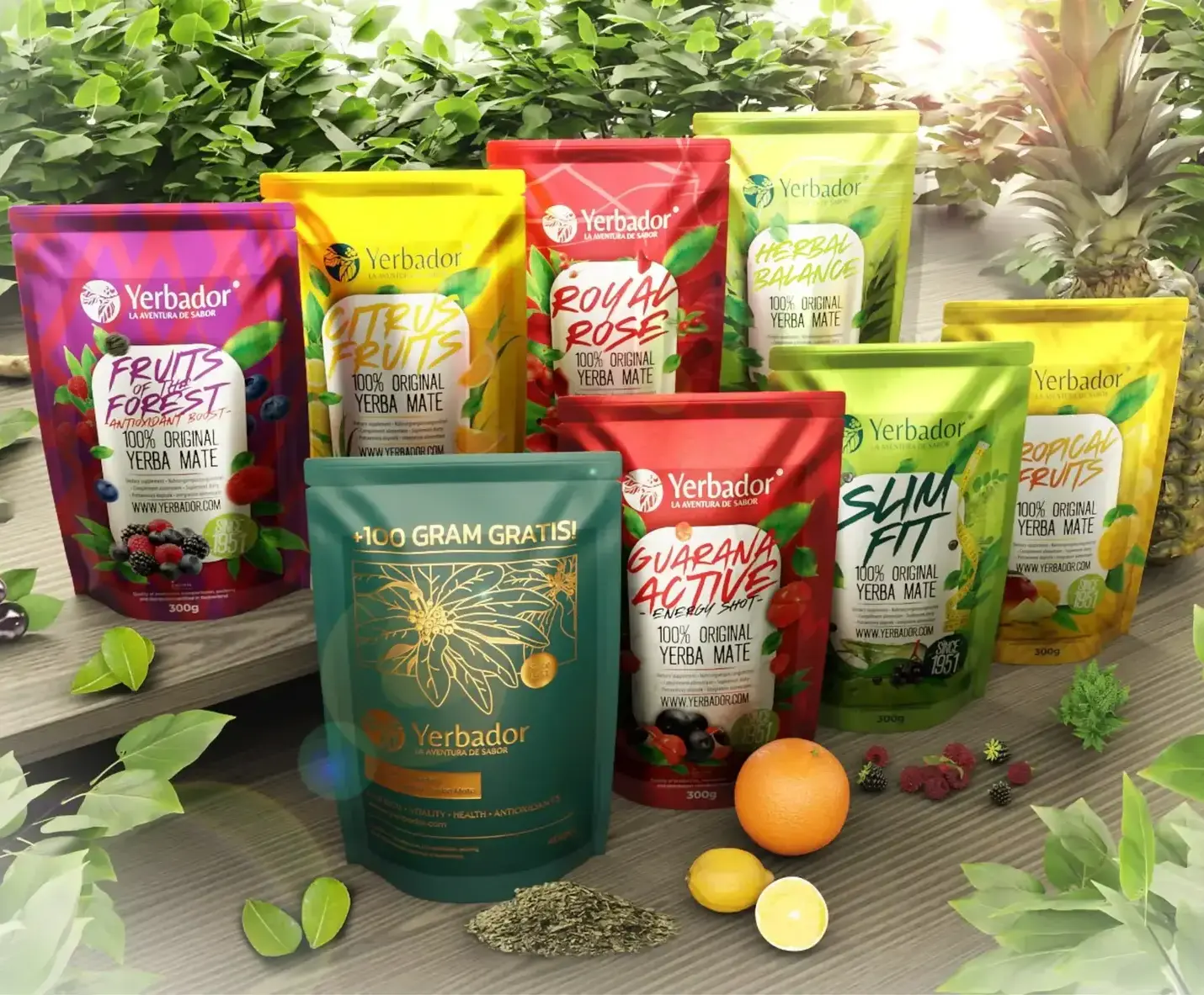 YERBA MATE - ZESTAW PREMIUM 6 + 3