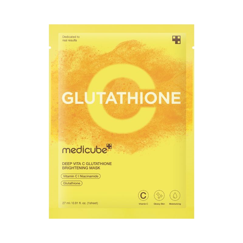 Medicube Deep Vita C Glutathione Rozjaśniająca Maska w Płachcie z Witaminą C