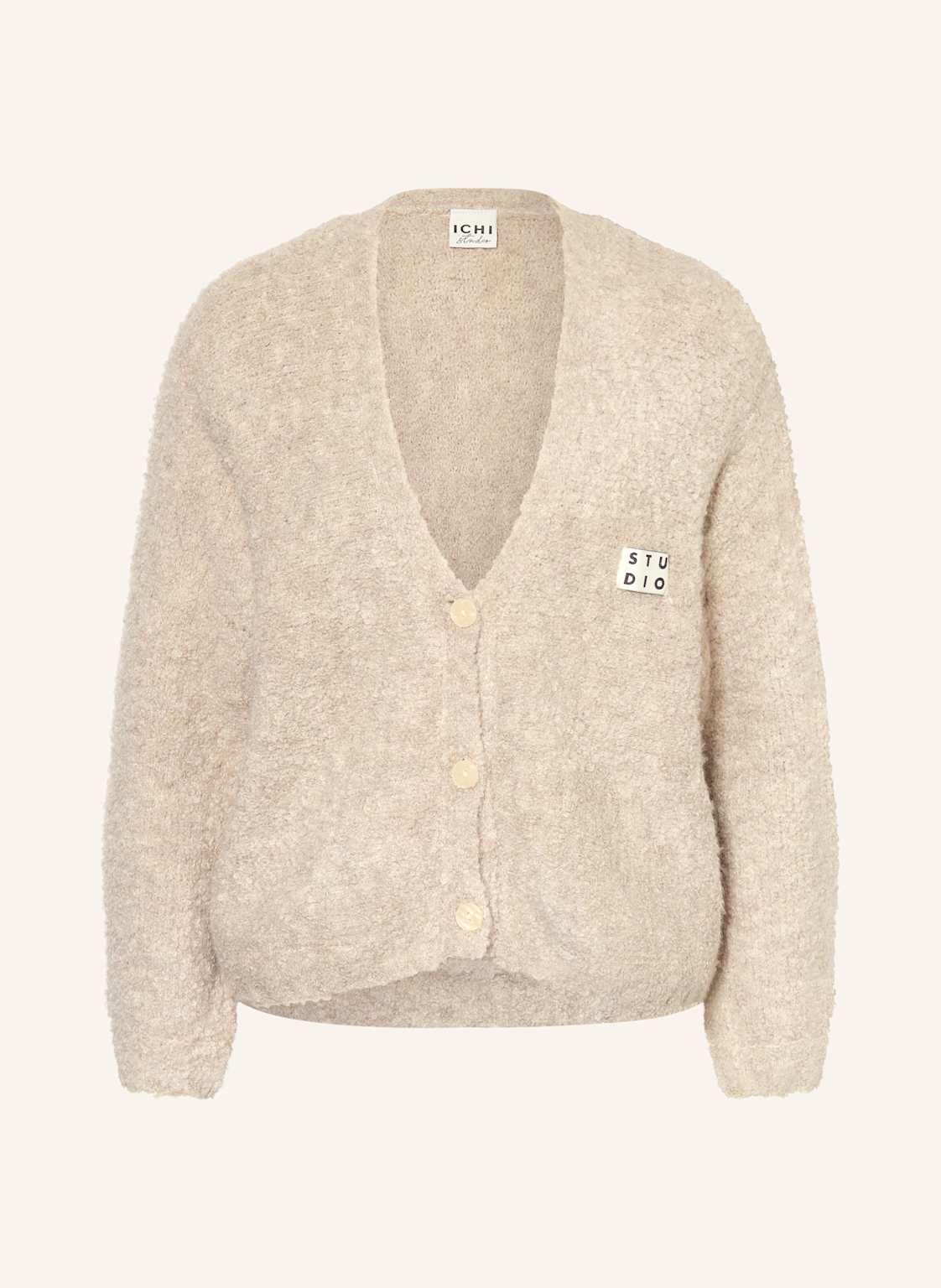 Ichi Kardigan Bouclé Ihblarisa weiss