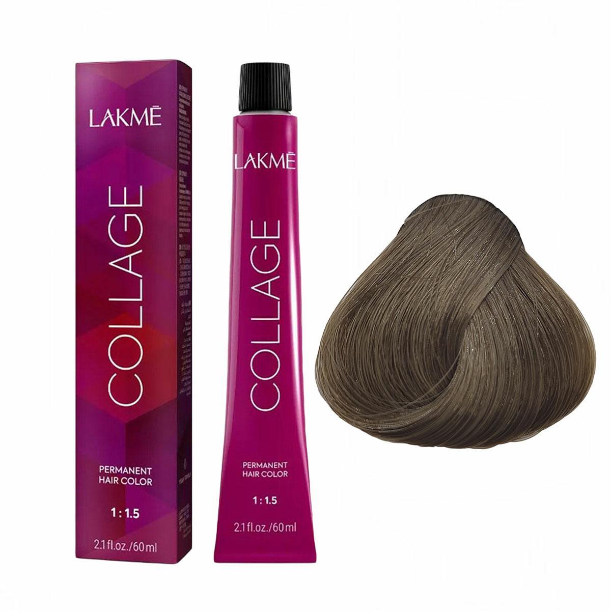 Lakme Collage, farba do włosów trwale koloryzująca, 7/13, 60ml