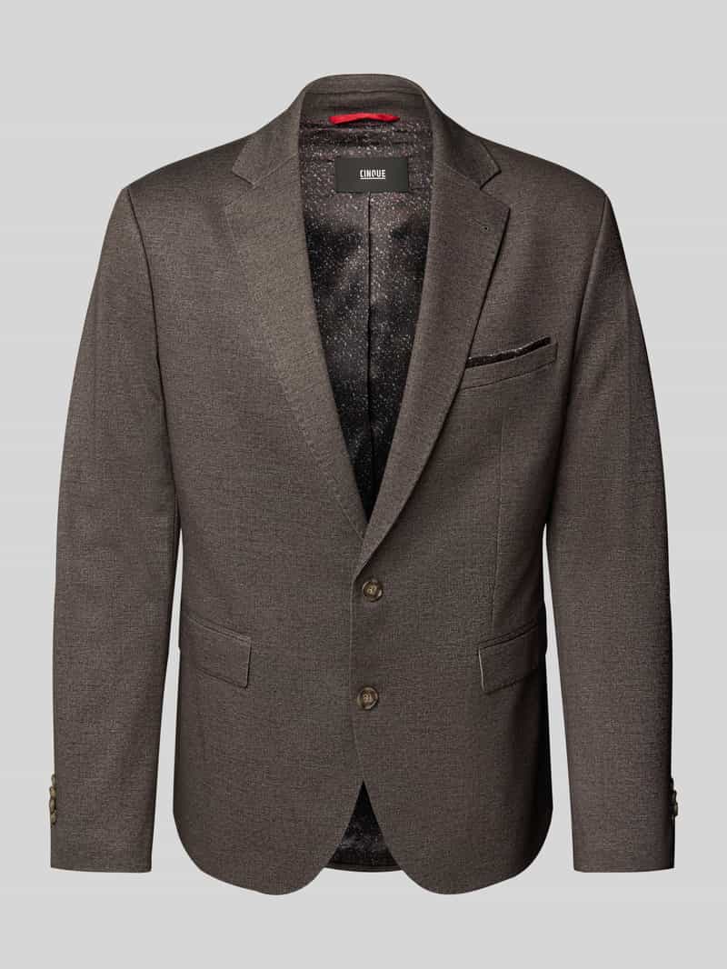 Marynarka na 2 guziki z kołnierzem z połami