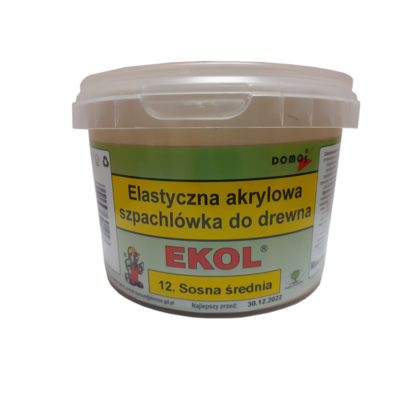 Elastyczna szpachlówka do drewna 1 kg Sosna Średnia EKOL