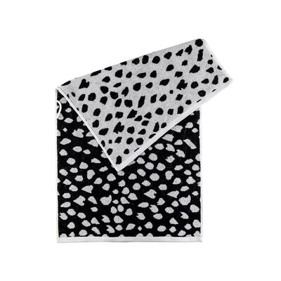 Ręcznik Spots 50 x 90 cm czarno-biały