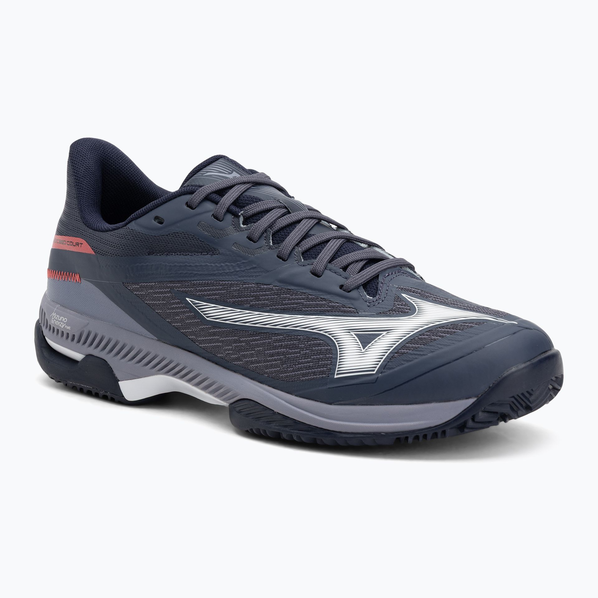 Buty do tenisa Mizuno Wave Exceed Court CC odyssey gray/white/blue granite WYSYŁKA W 24H 30 DNI NA ZWROT