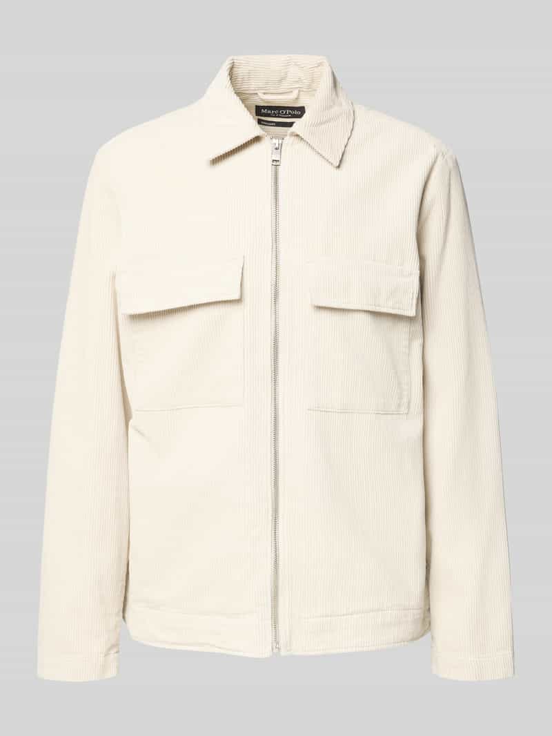 Kurtka koszulowa o kroju regular fit z czystej bawełny