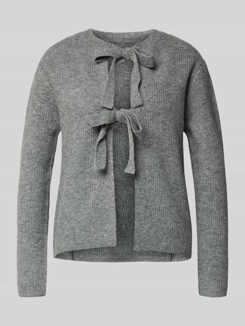 Kurtka z dzianiny o kroju regular fit z dodatkiem wełny model ‘SILLY’