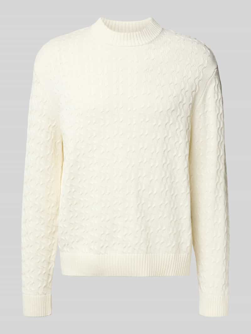 Sweter o kroju relaxed fit z czystej bawełny model ‘PHILIP’