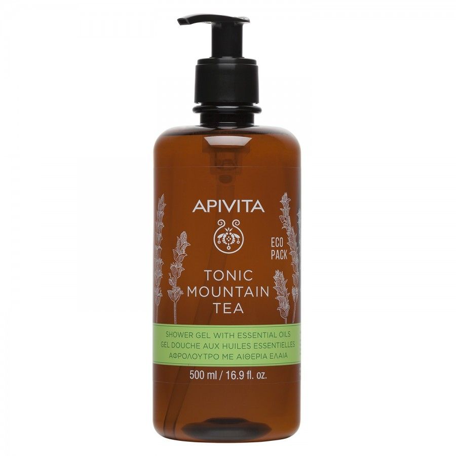 Tonic Mountain Tea Shower Gel with Essential Oils tonizujący żel pod prysznic z Górską Herbatą i olejkami eterycznymi 500ml