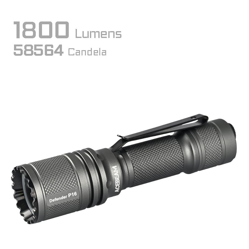 AceBeam Latarka P16 Gray 1800 lm USB-C