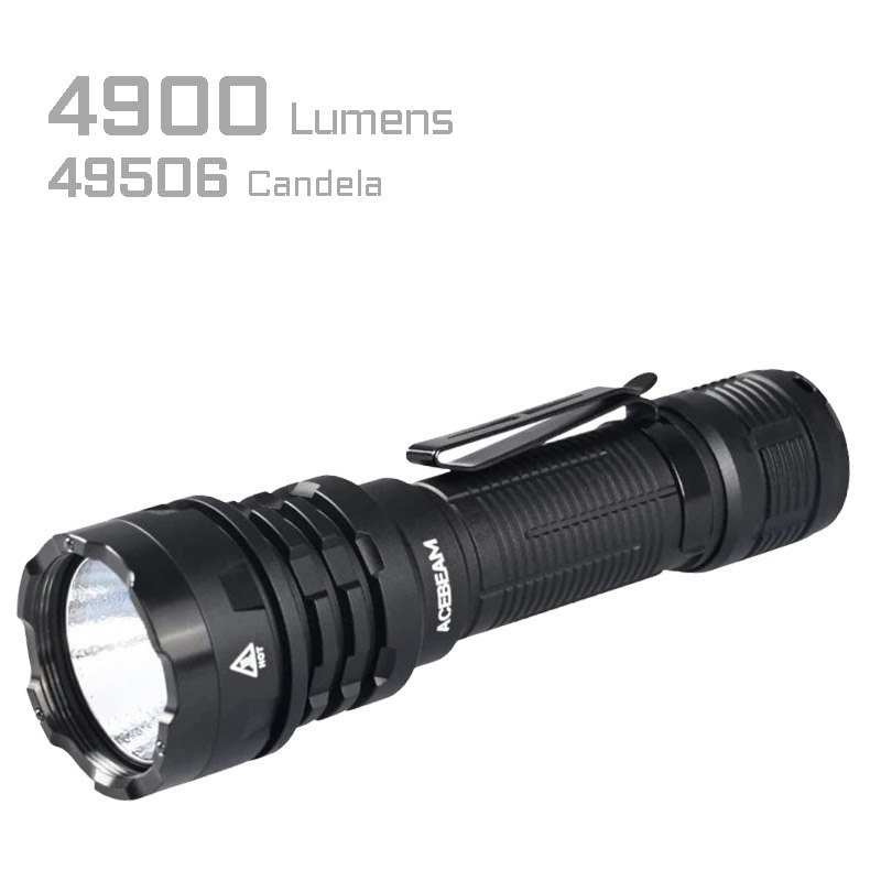 AceBeam Latarka P17 Black 4900 lm USB-C